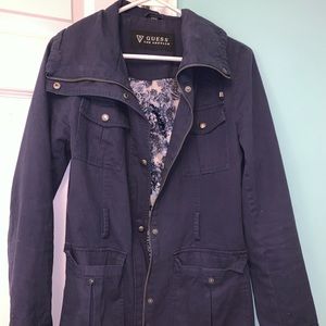Guess navy cargo jacket